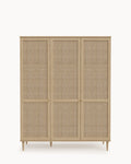 Roupeiro VIMEA em rattan e 3 portas