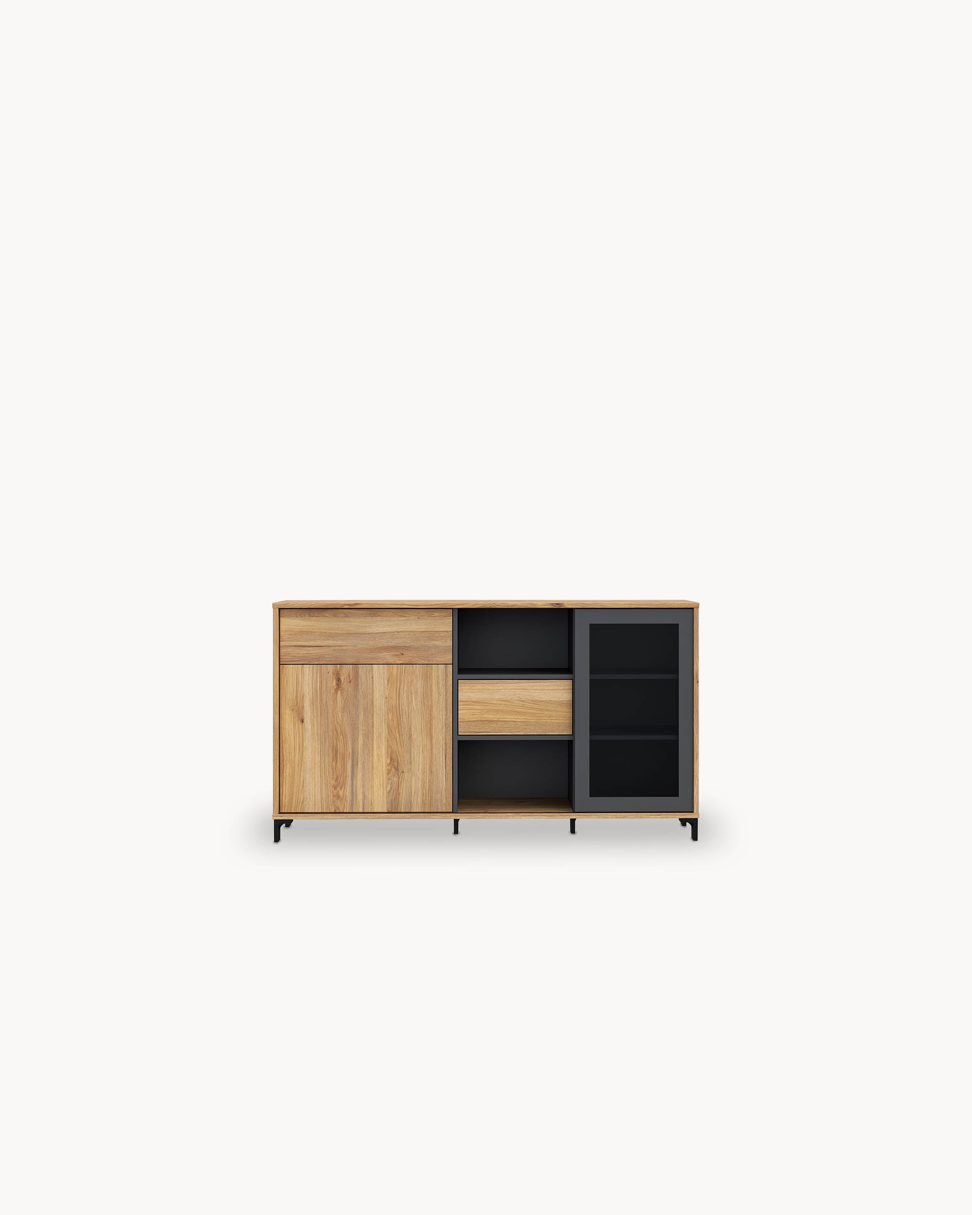 Aparador NERO com 2 portas e 2 gavetas