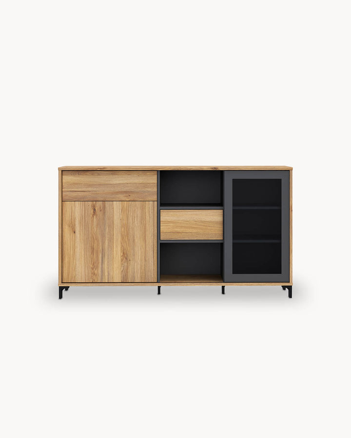 NERO sideboard with 2 doors and 2 drawers
