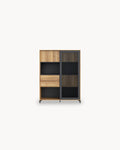 NERO Tall sideboard with 4 doors and 2 drawers