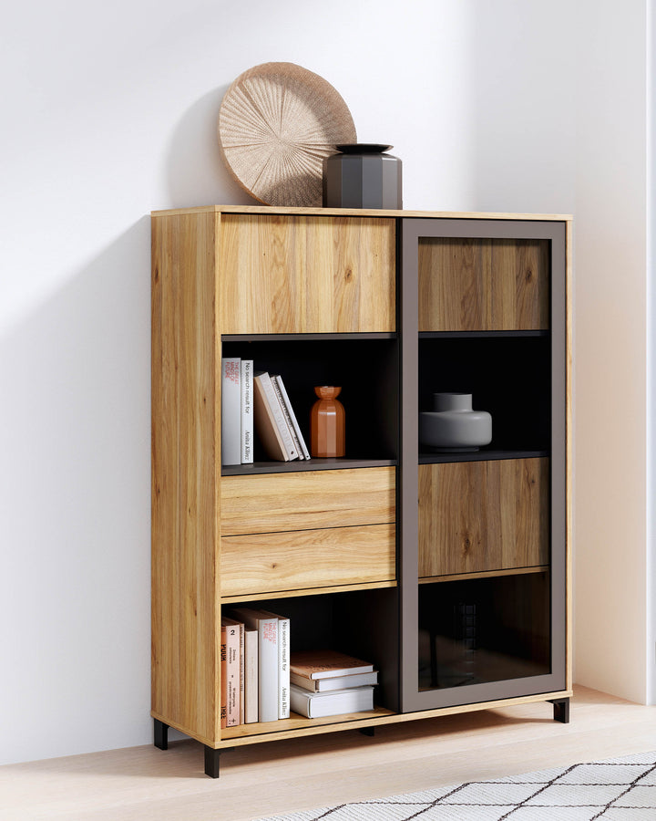 Aparador alto NERO com 4 portas e 2 gavetas