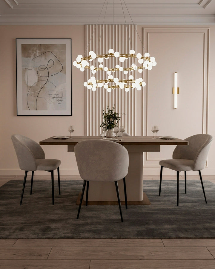 Mesa retangular extensível AVELA (160-200cm)