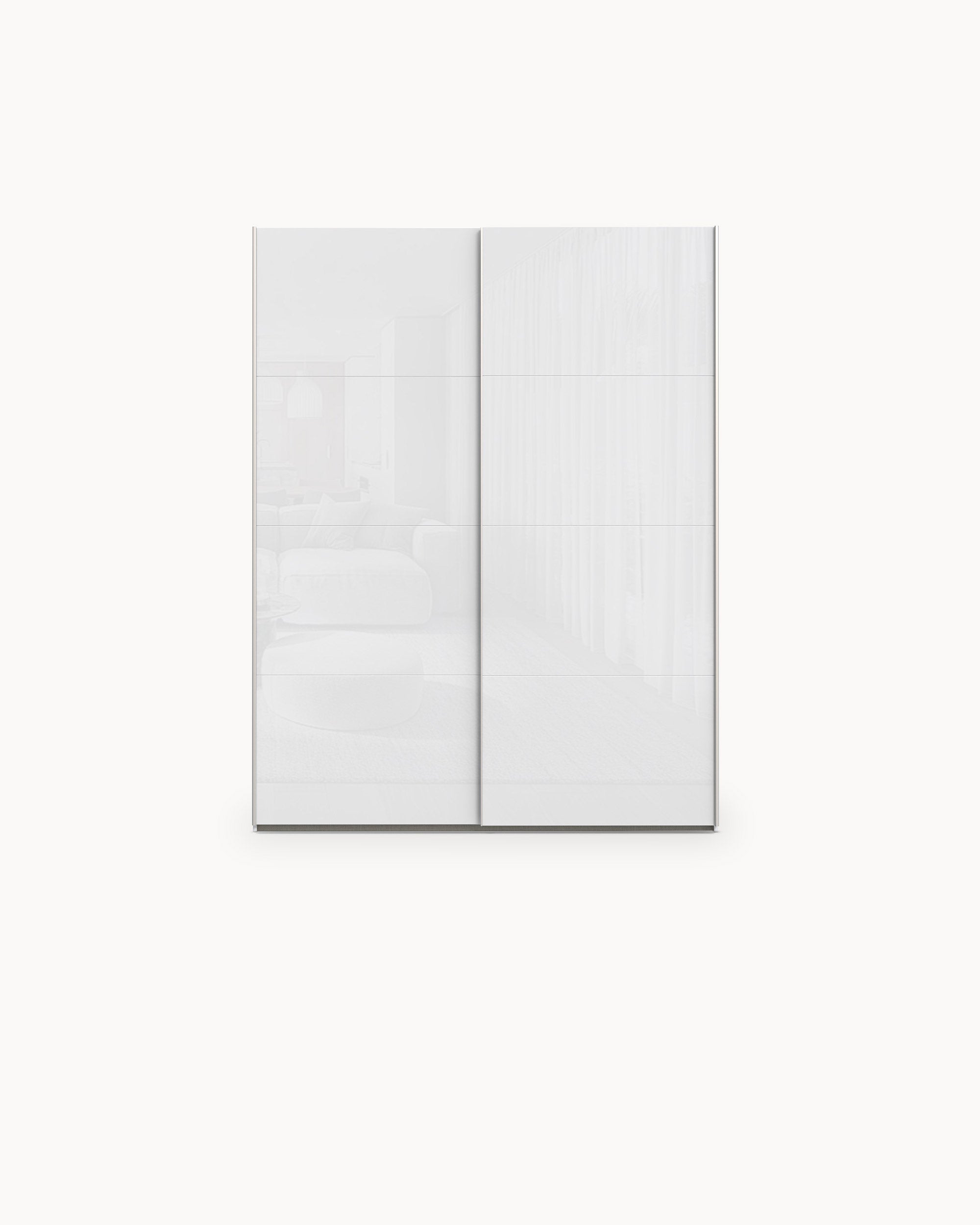 ALTIS wardrobe with 2 sliding doors and LED lighting