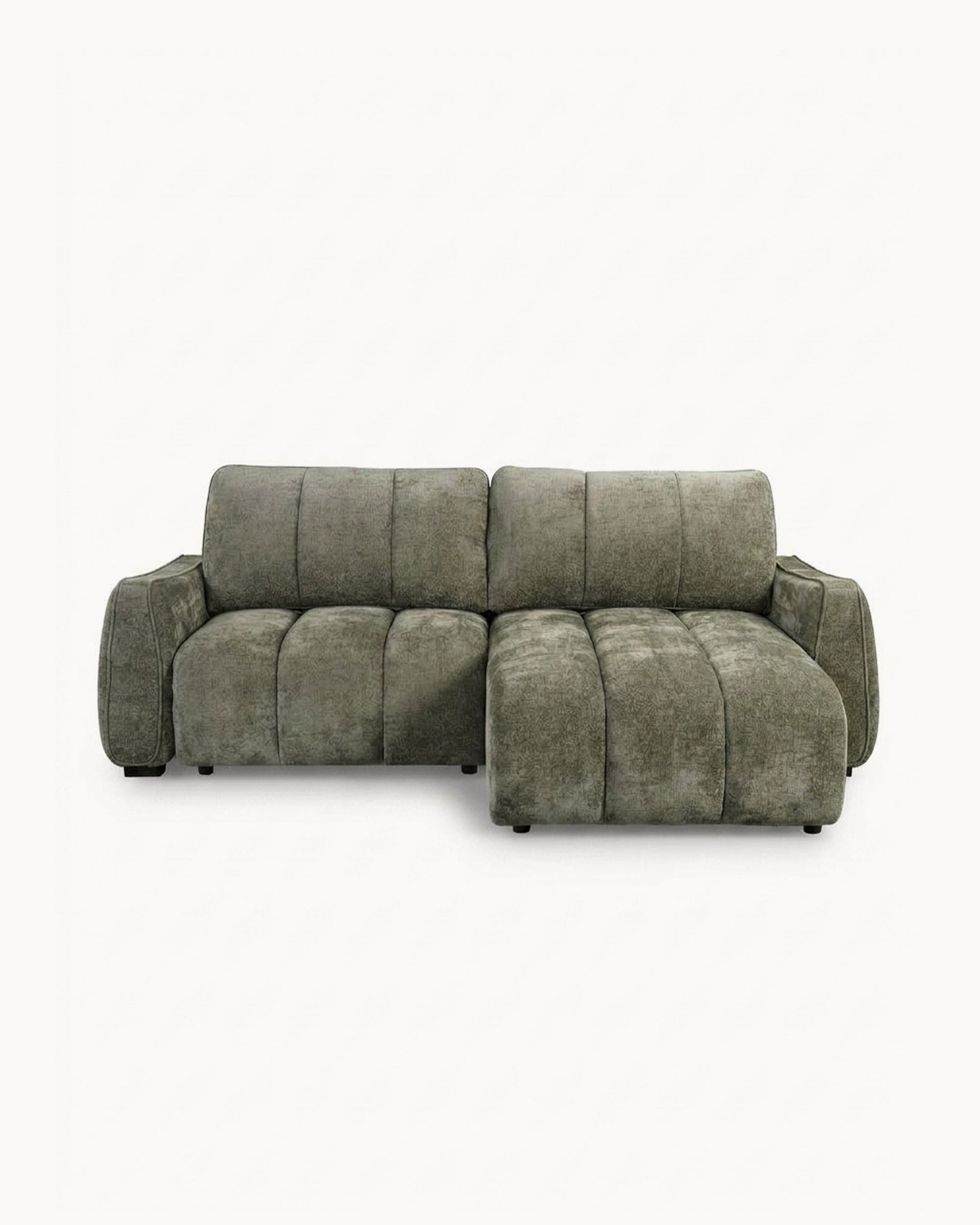 Sofá chaise longue reversível TANK com cama e baús