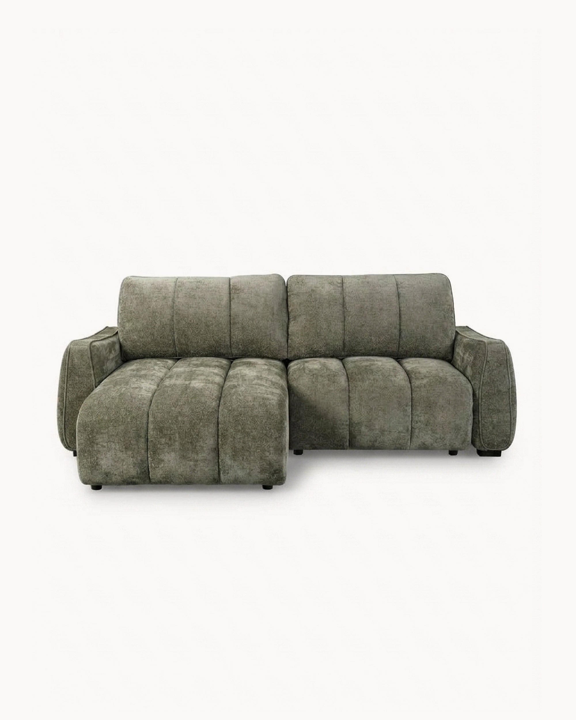 Sofá chaise longue reversível TANK com cama e baús