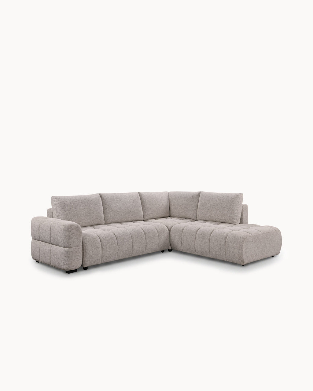 Sofá de canto MASHA com cama e baús