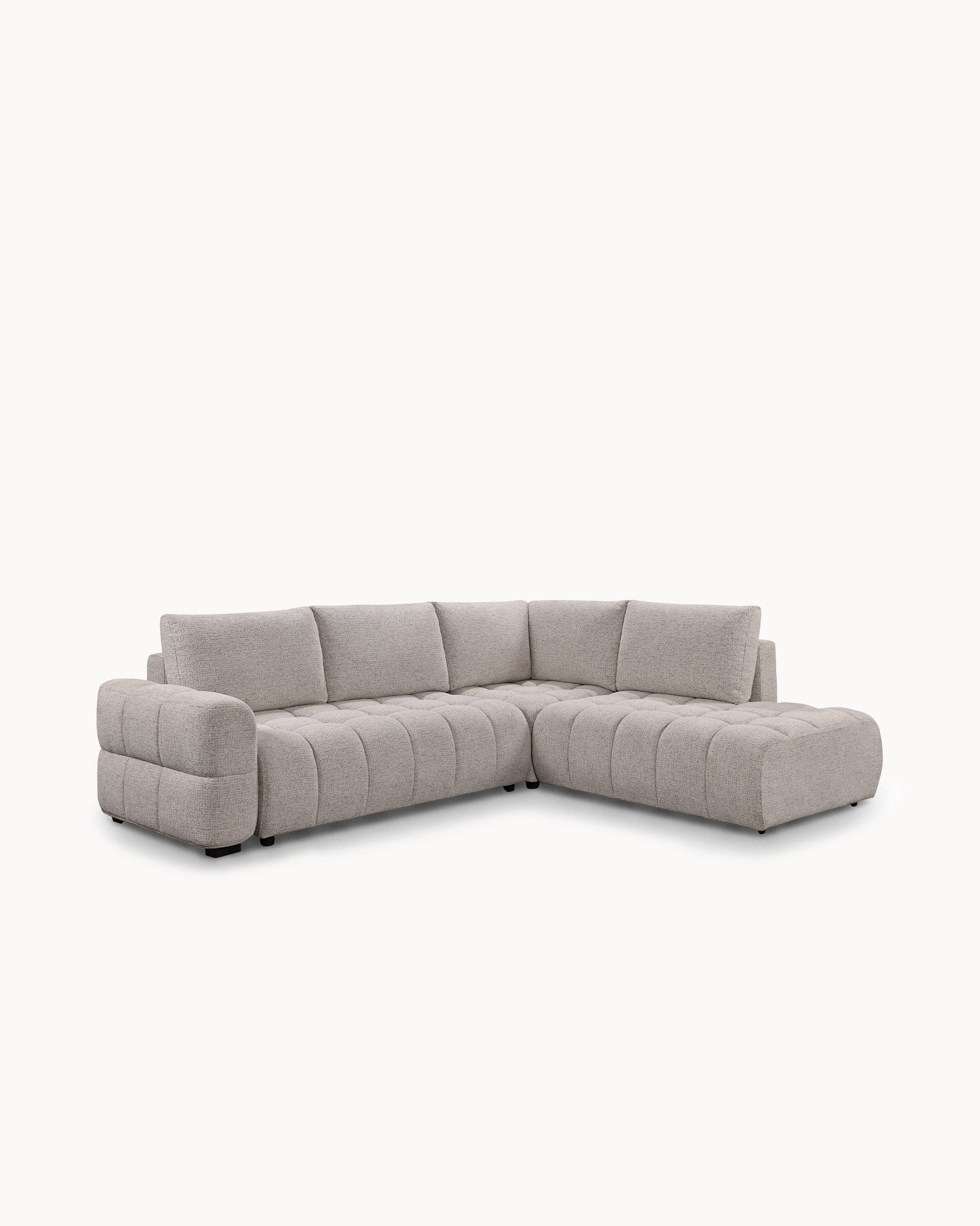 Sofá de canto MASHA com cama e baús