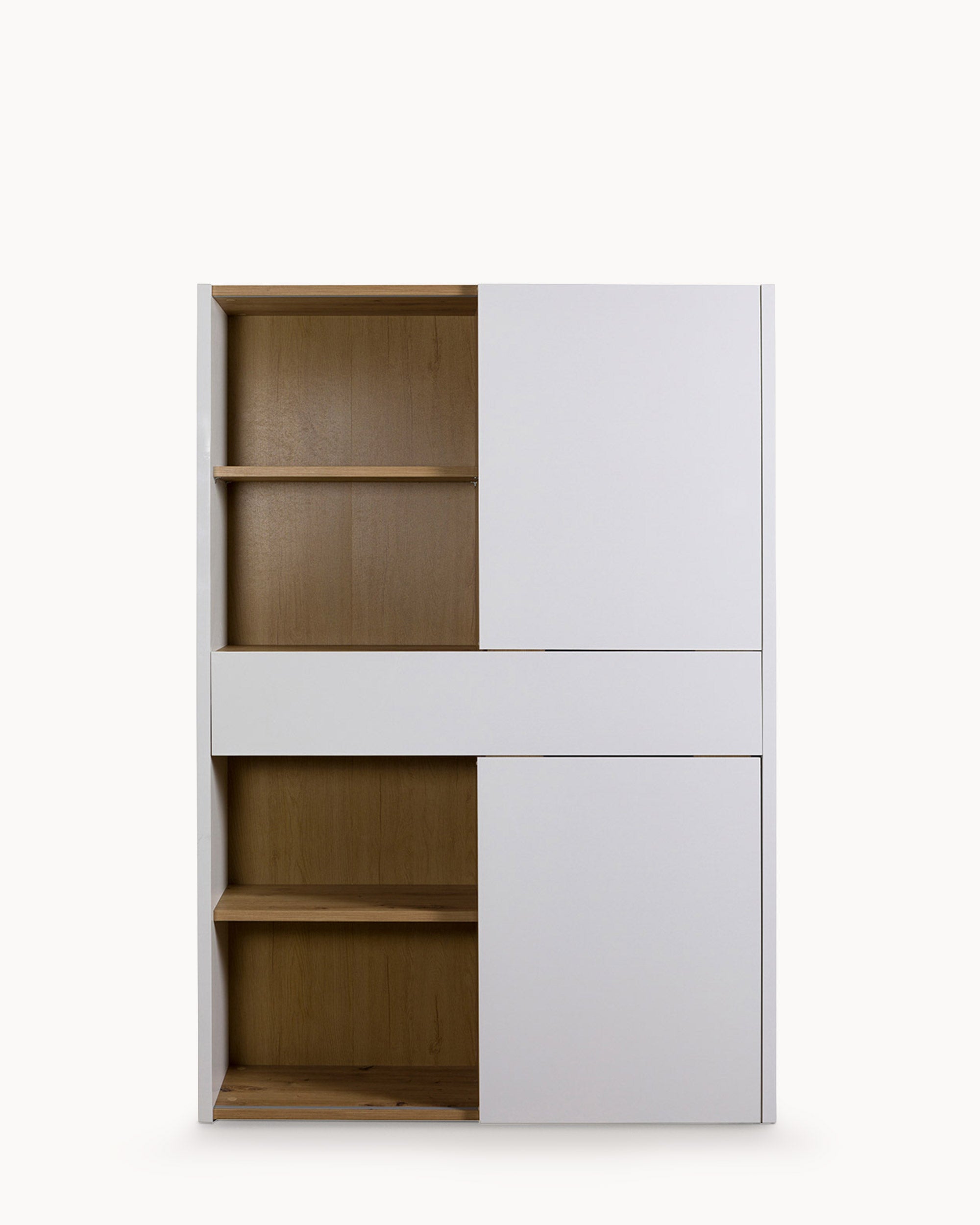 EMILE Bookshelf with 1 Drawer and 2 Doors