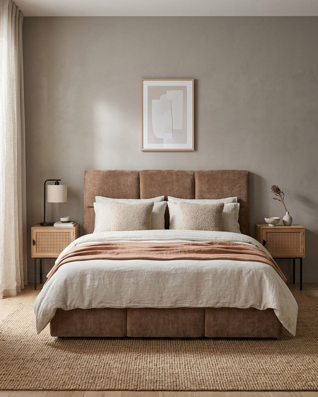Cama de Casal MATCHA com gavetas