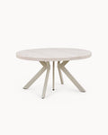 Mesa redonda extensível CHRISTAL (150-300cm)