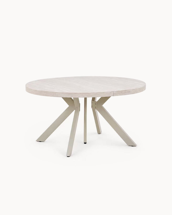 Mesa redonda extensível CHRISTAL (150-300cm)