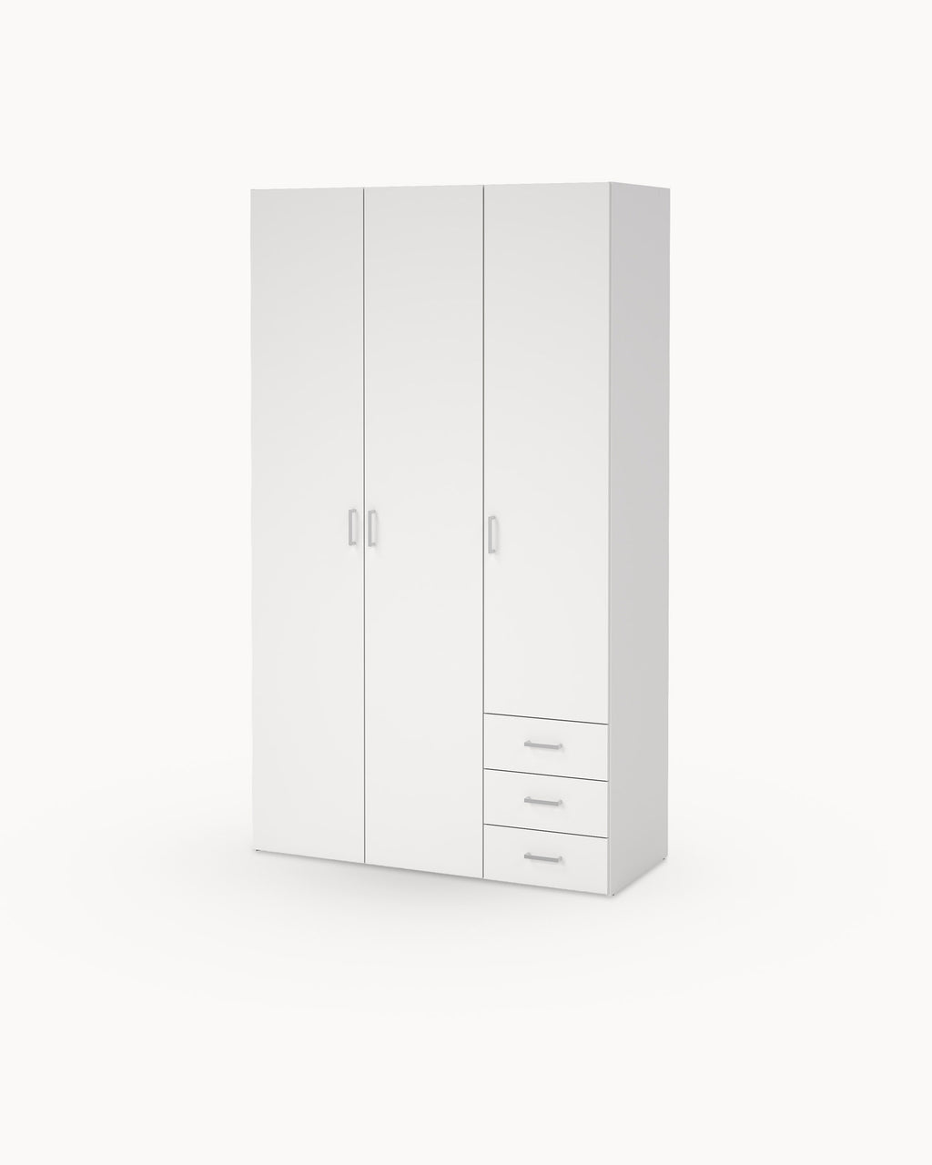 SOAJO wardrobe with 3 doors and 3 drawers
