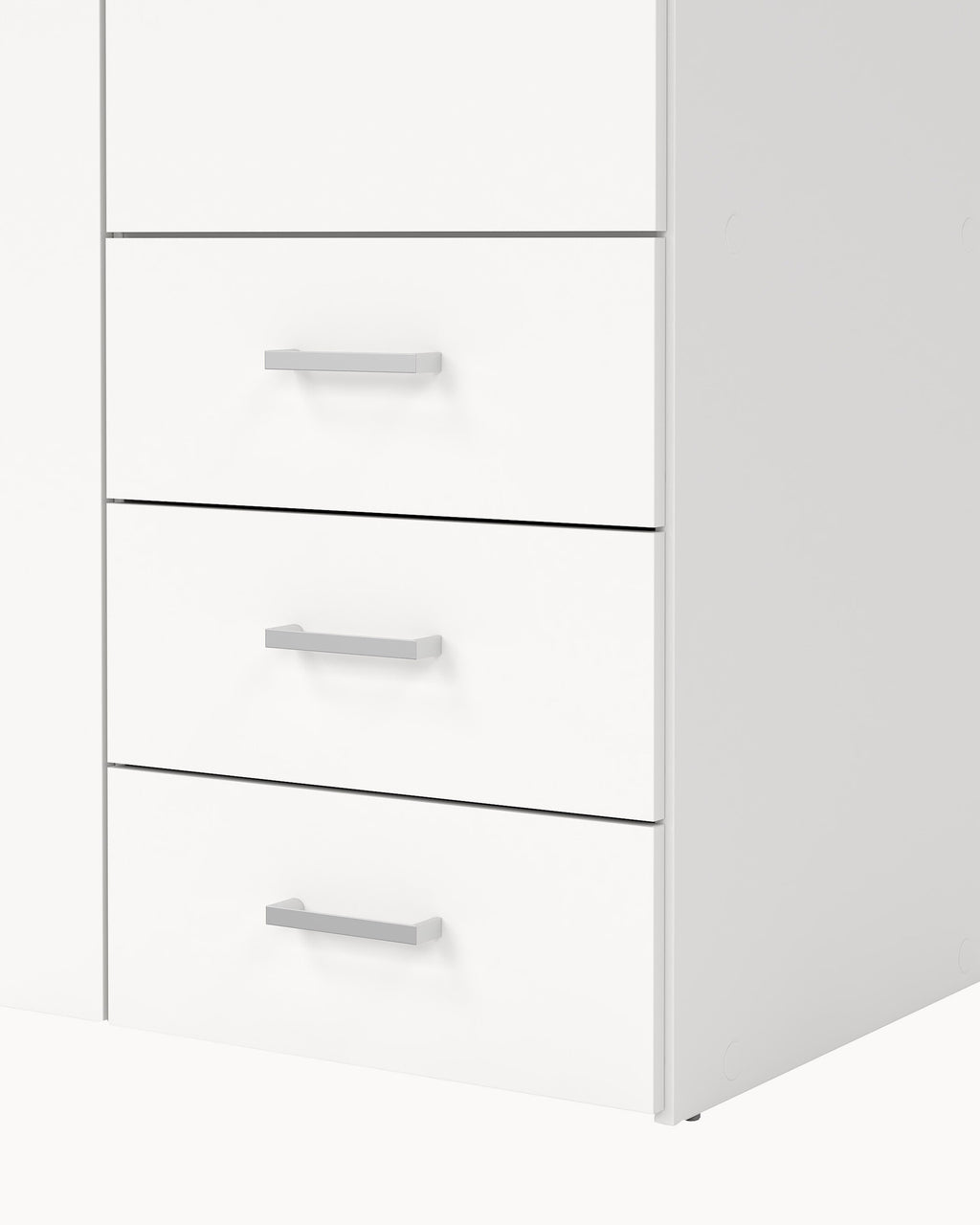 SOAJO wardrobe with 3 doors and 3 drawers