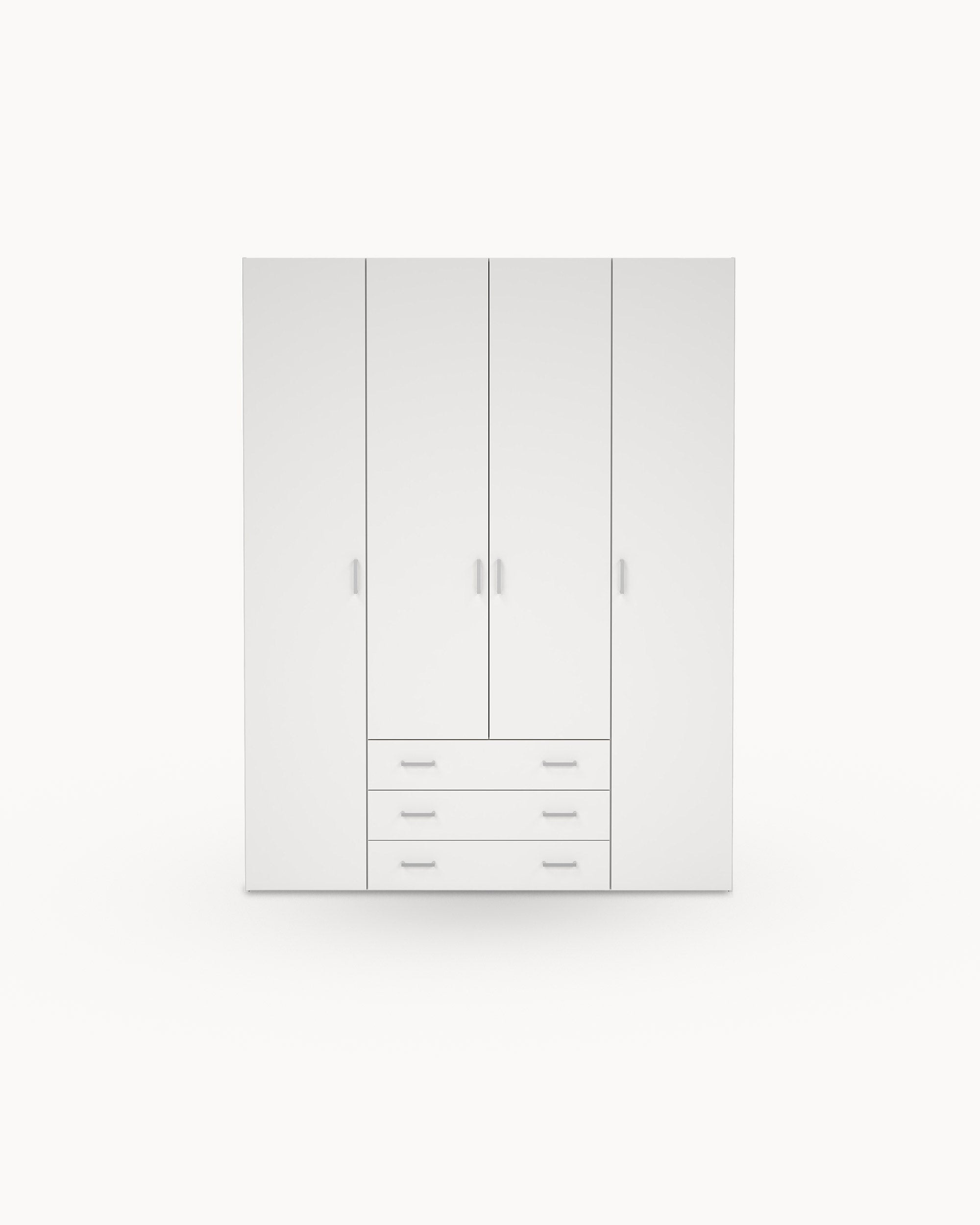 Soajo wardrobe with 4 doors and 3 drawers