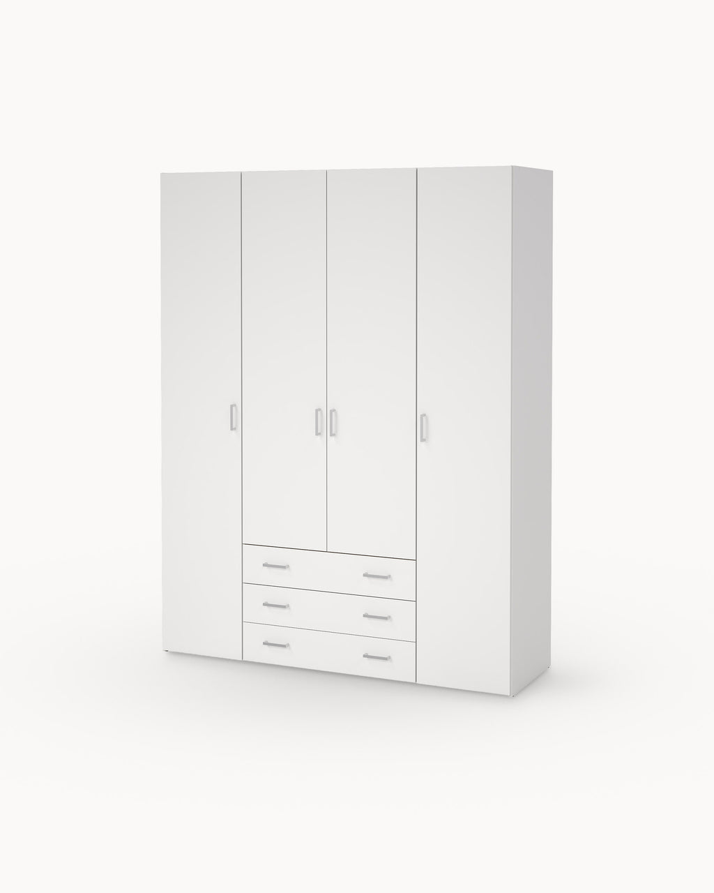 Soajo wardrobe with 4 doors and 3 drawers