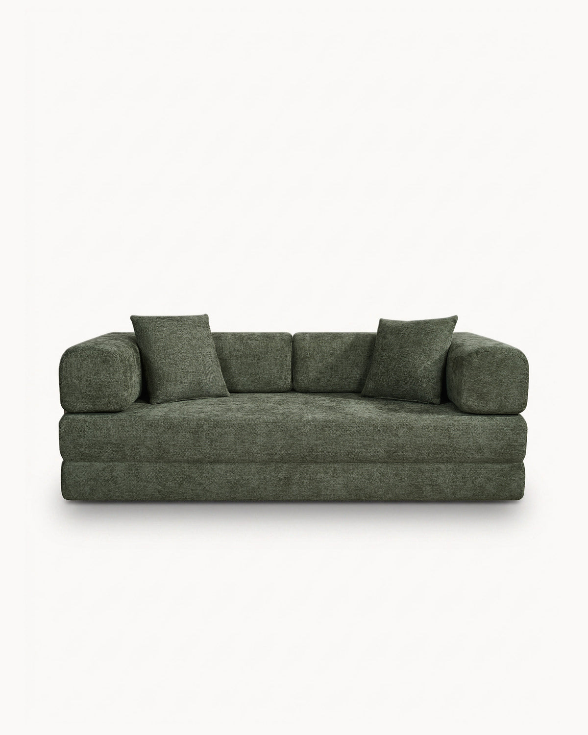 Sofás POP UP! Sofá 3 lugares OPEN com cama embalado a vácuo