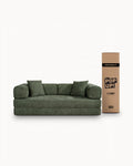 Sofás POP UP! Sofá 3 lugares OPEN com cama embalado a vácuo
