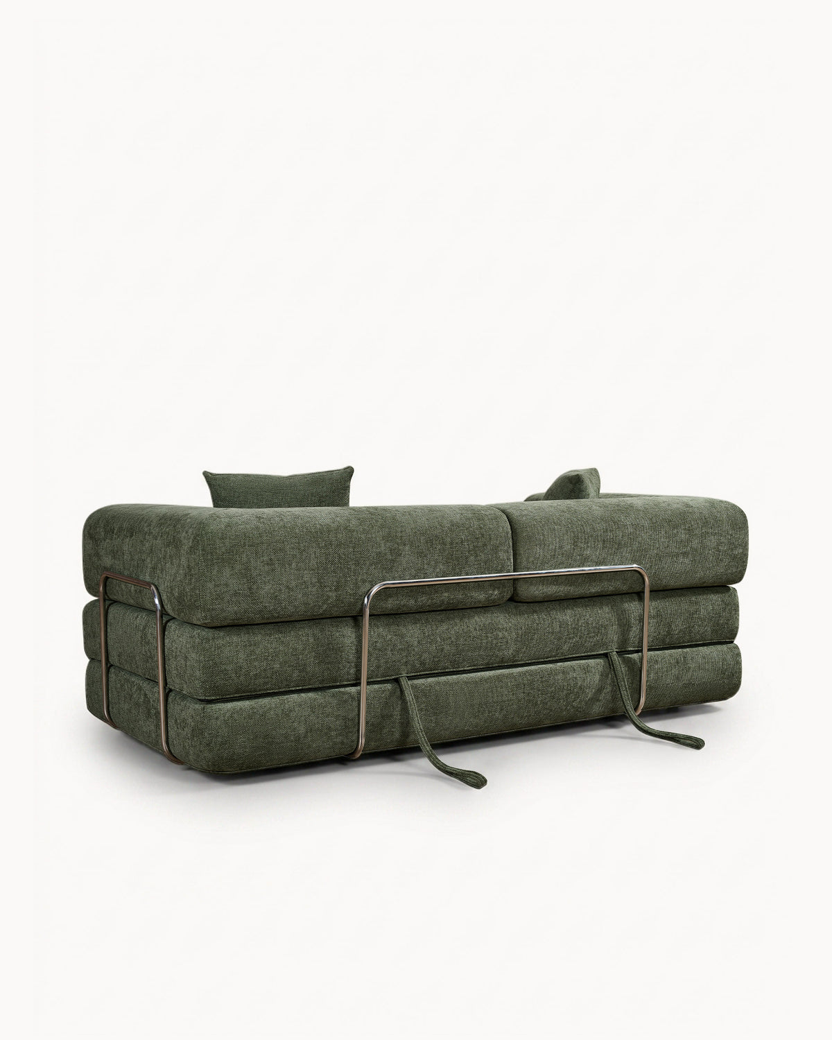 Sofás POP UP! Sofá 3 lugares OPEN com cama embalado a vácuo