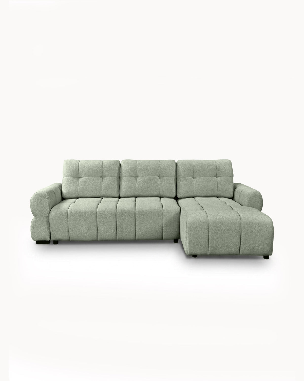Sofá chaise longue RAYLA con cama y arcón