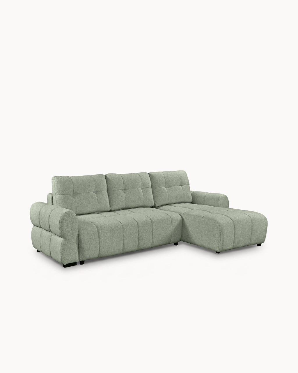 Sofá chaise longue RAYLA con cama y arcón