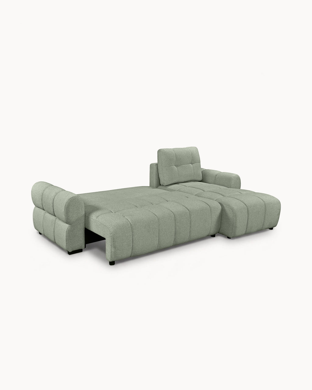 Sofá chaise longue RAYLA con cama y arcón