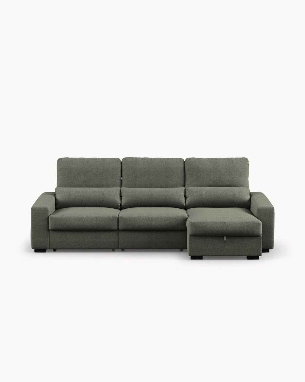 ALABAMA reversible chaise longue sofa with bed and storage box