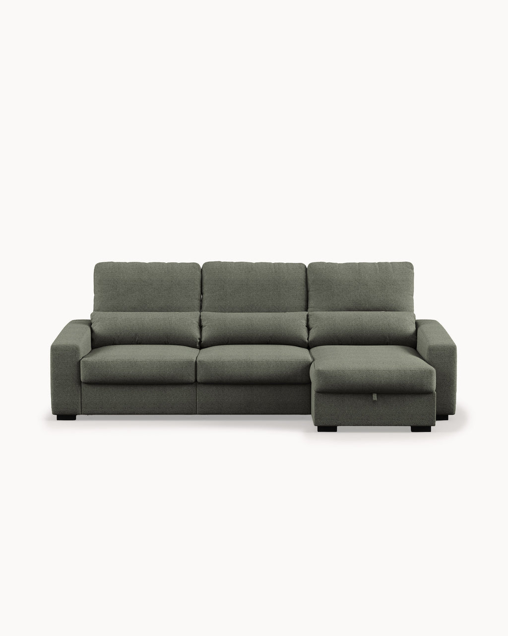 ALABAMA reversible chaise longue sofa with bed and storage box