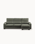 ALABAMA reversible chaise longue sofa with bed and storage box
