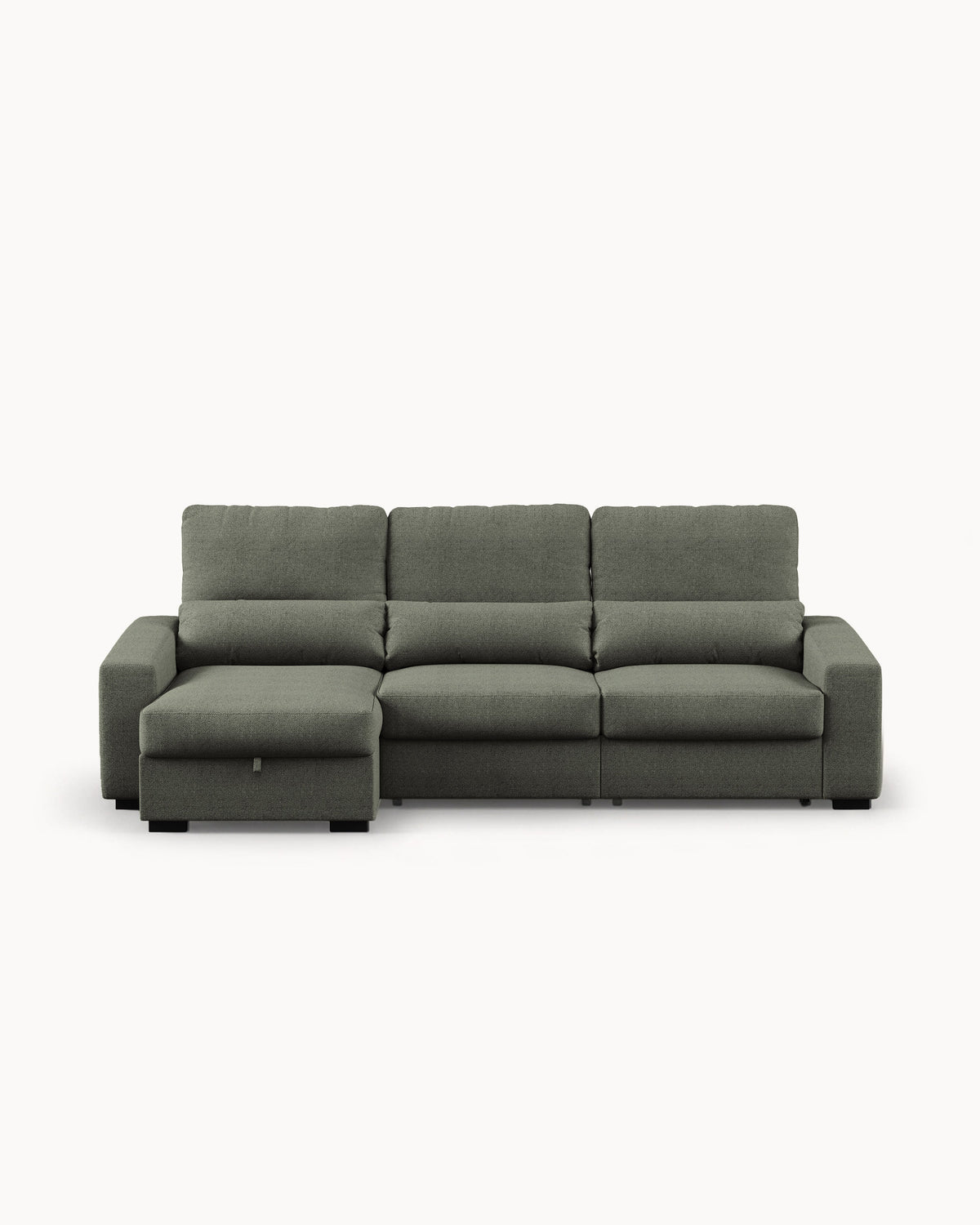 ALABAMA reversible chaise longue sofa with bed and storage box