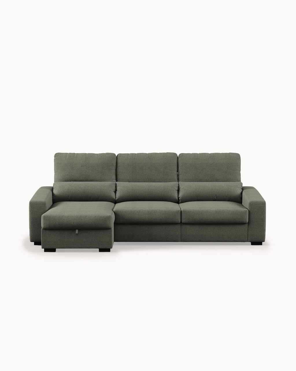 ALABAMA reversible chaise longue sofa with bed and storage box