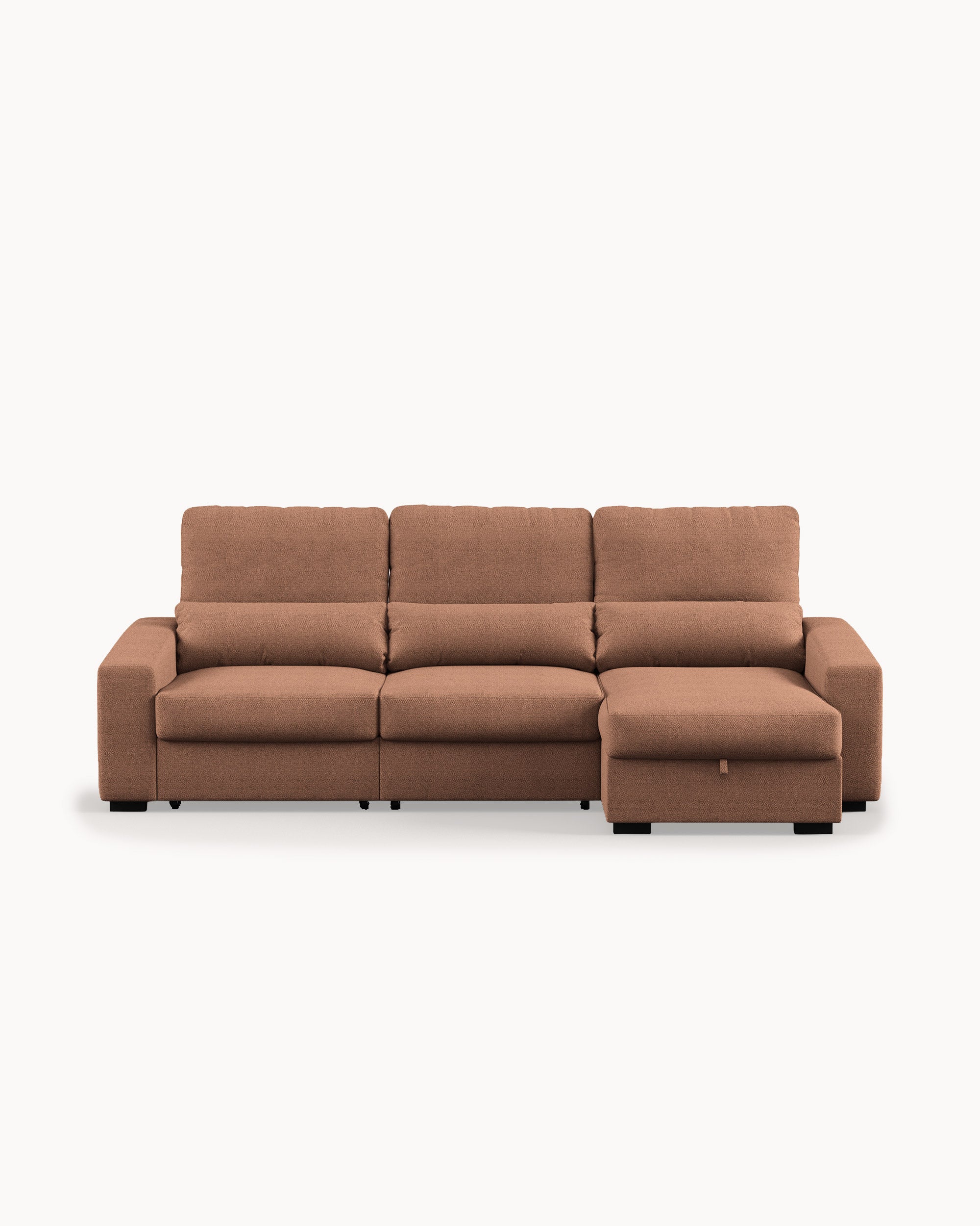 Sofá chaise longue reversível ALABAMA com cama e baú