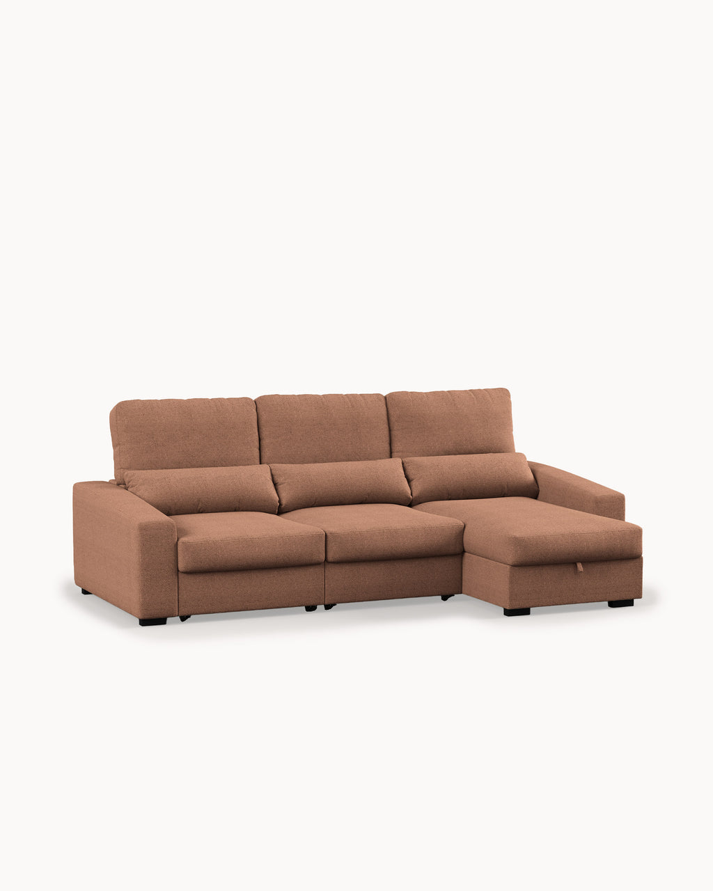 Sofá chaise longue reversível ALABAMA com cama e baú