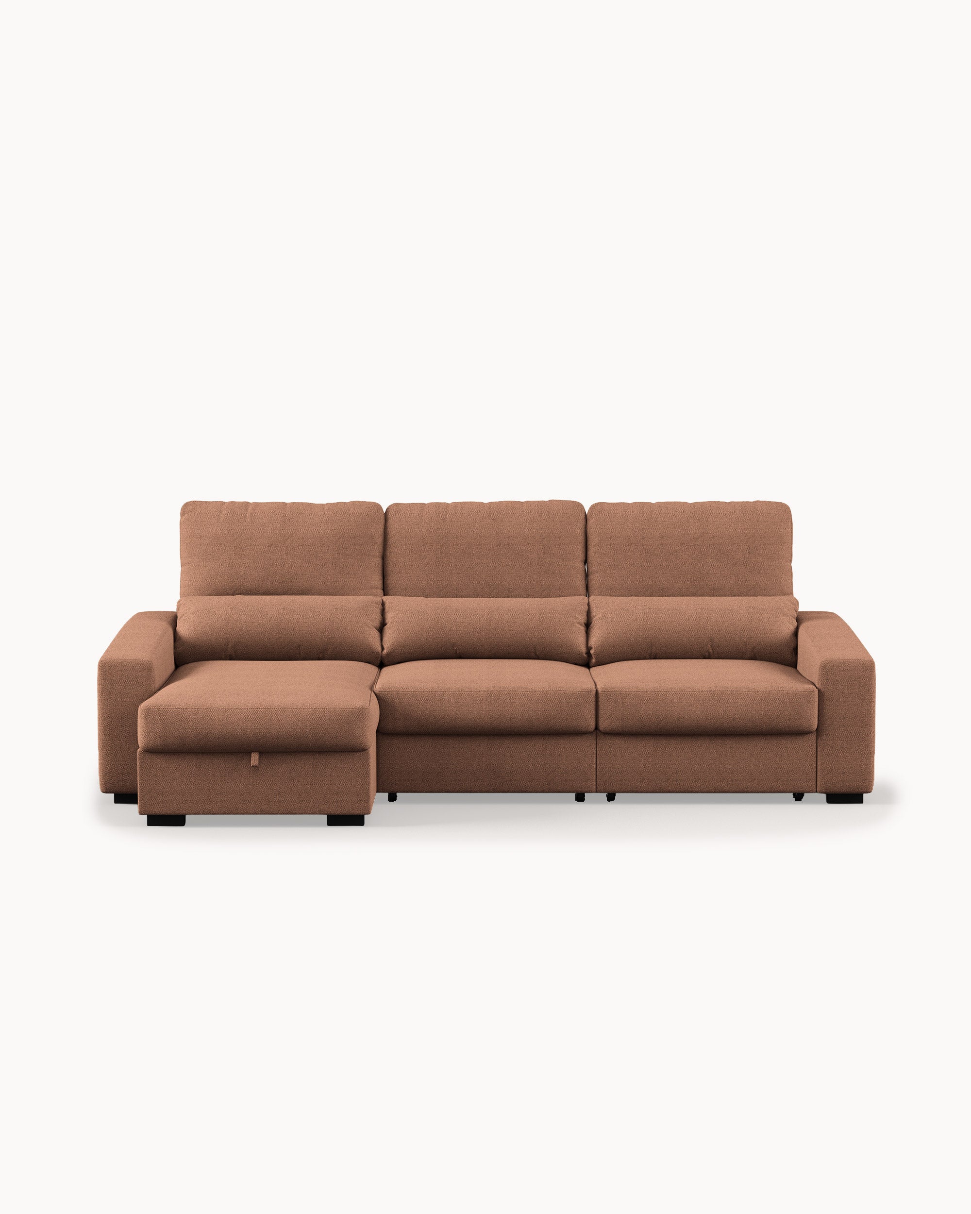 Sofá chaise longue reversível ALABAMA com cama e baú