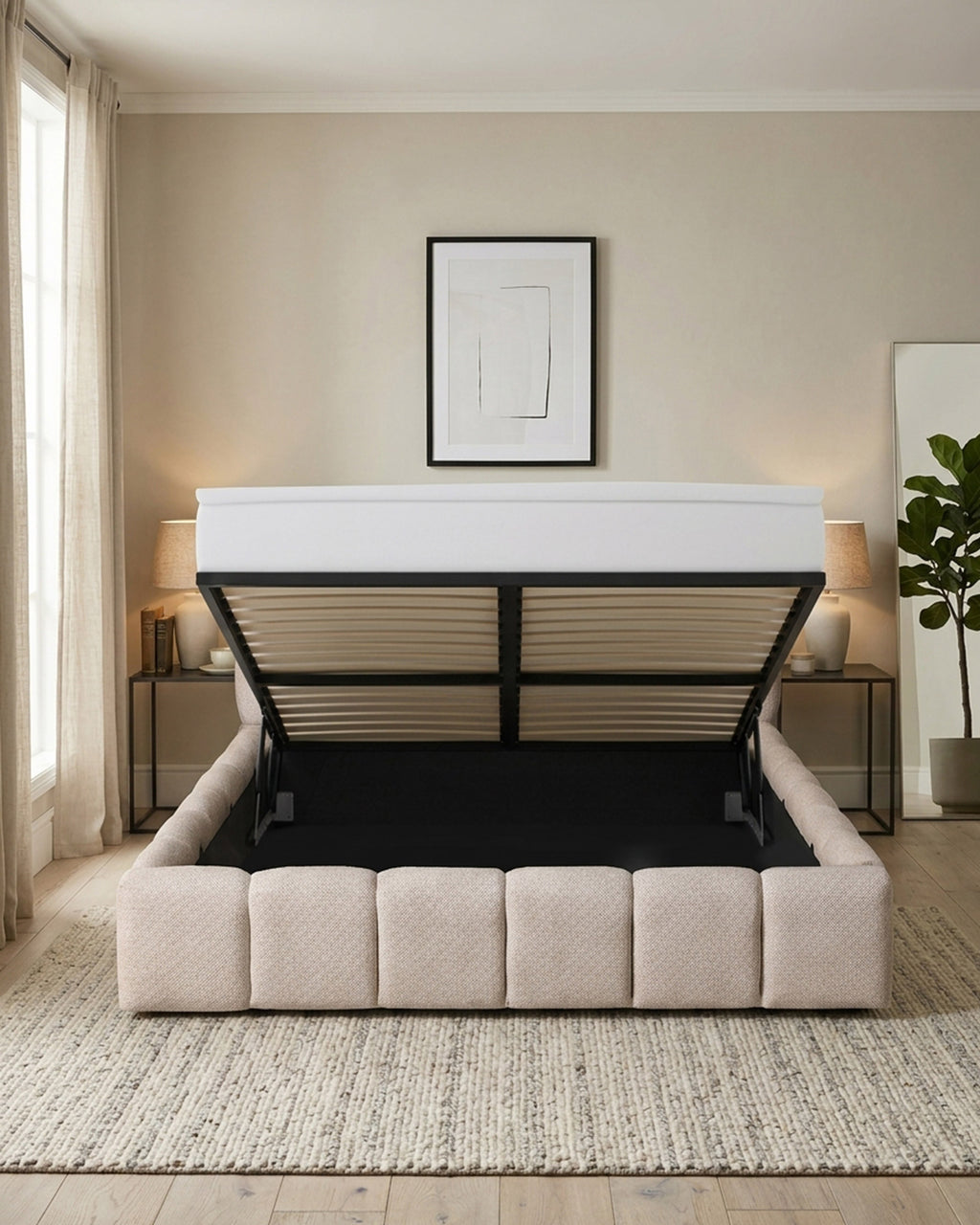 Cama de casal elevatória MANCHESTER
