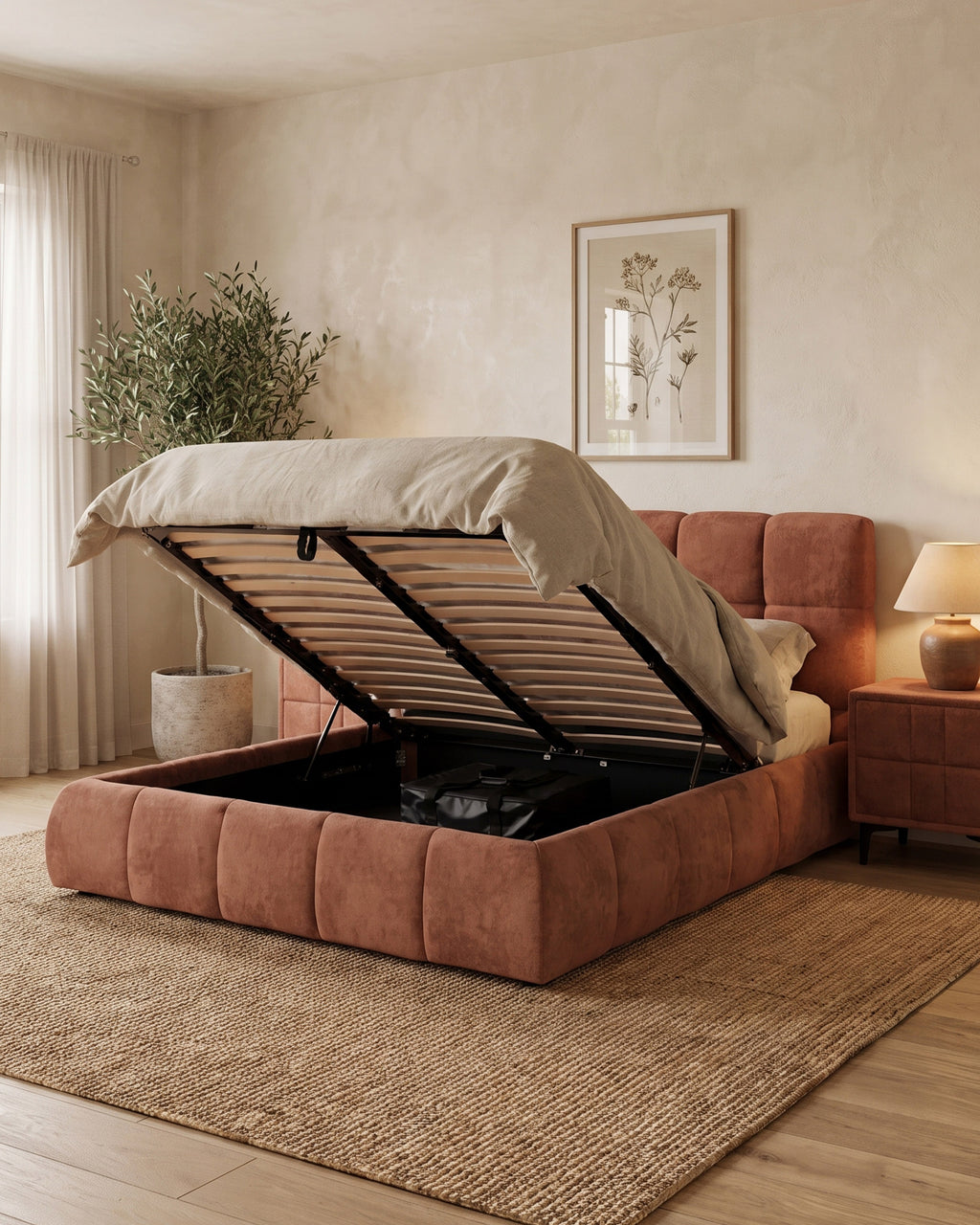 NEWCASTLE double storage bed