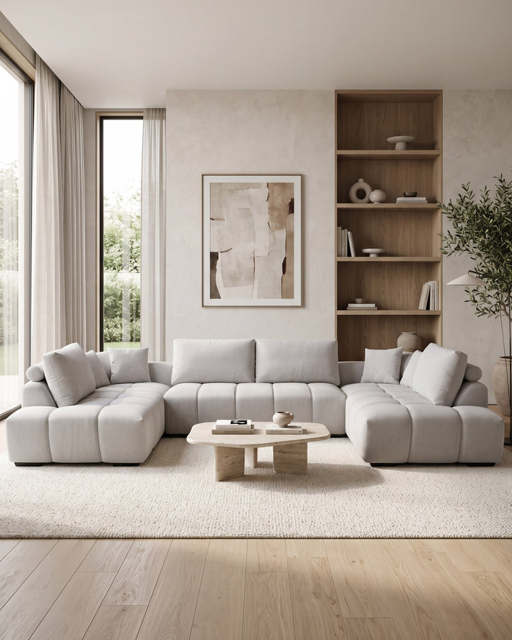 Sofá com dupla chaise longue PANORAMICO
