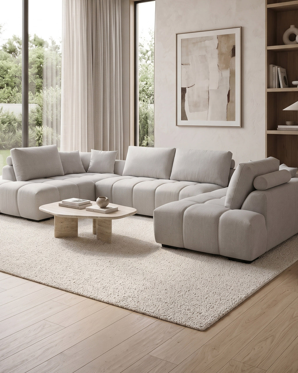 Sofá com dupla chaise longue PANORAMICO