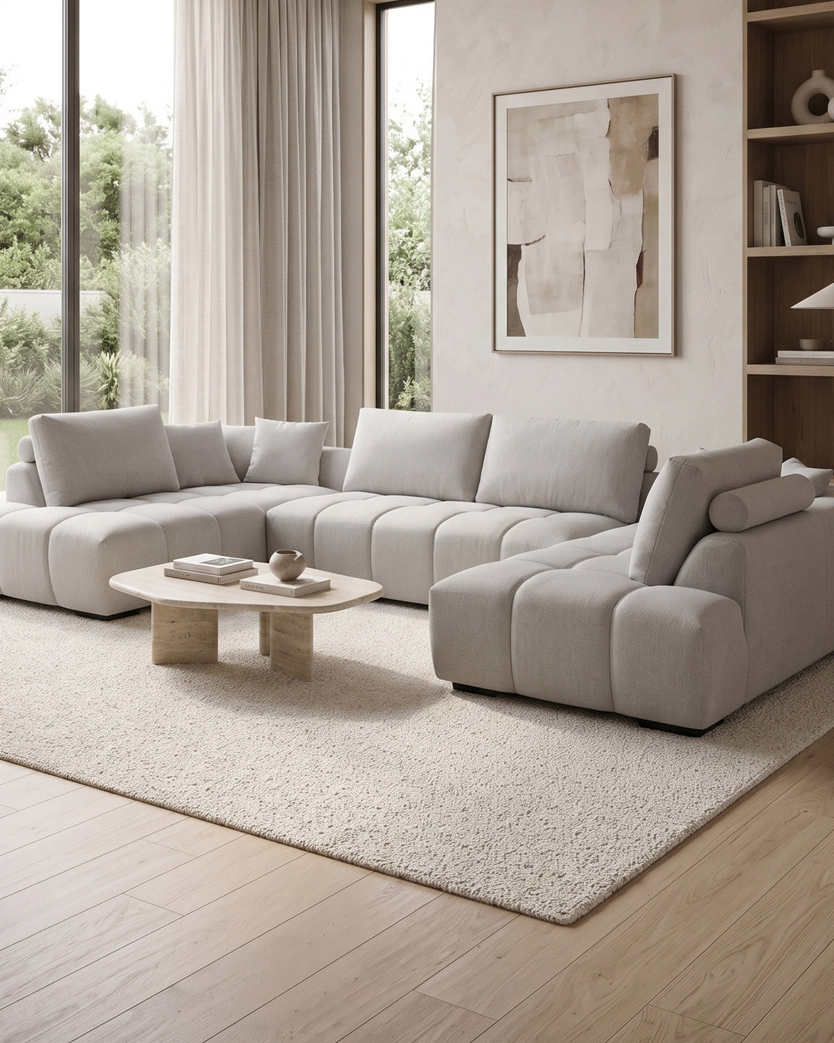 Sofá com dupla chaise longue PANORAMICO
