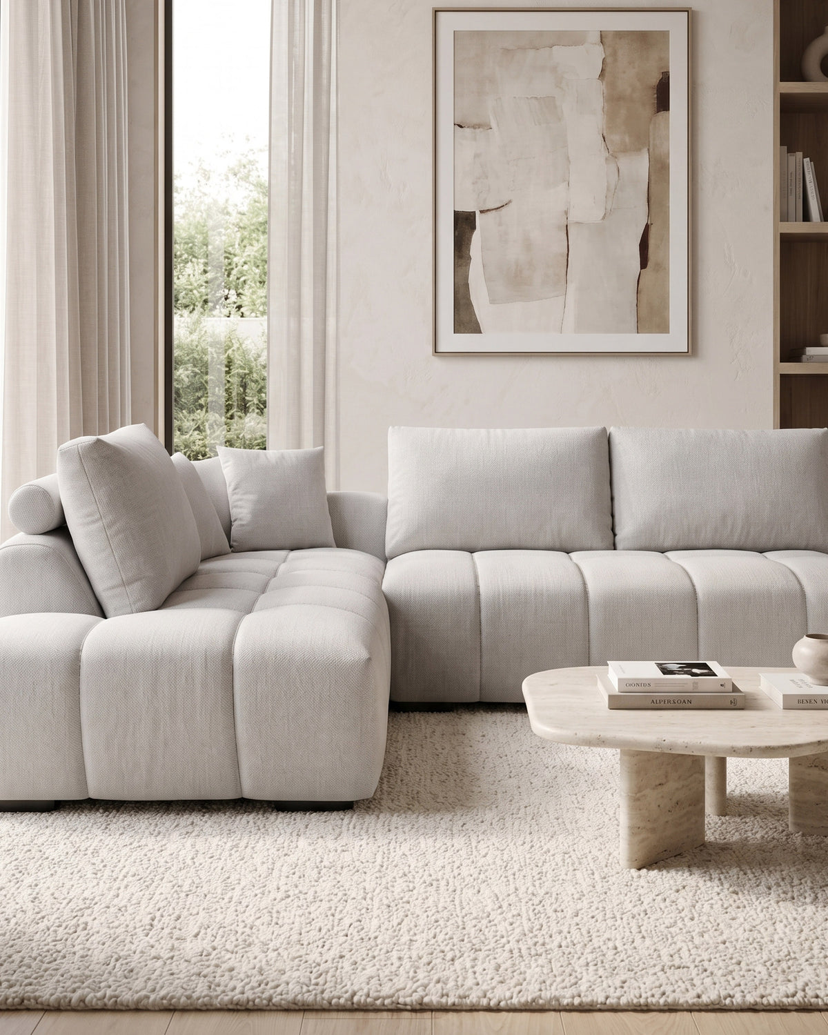Sofá com dupla chaise longue PANORAMICO