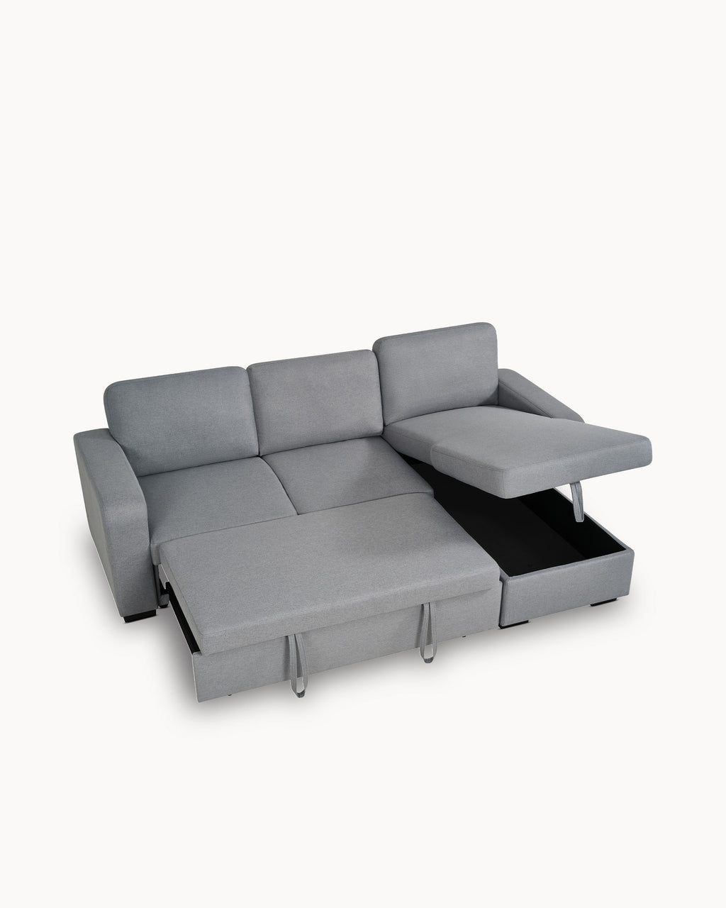 MANHATTAN chaise longue sofa with bed and storage box