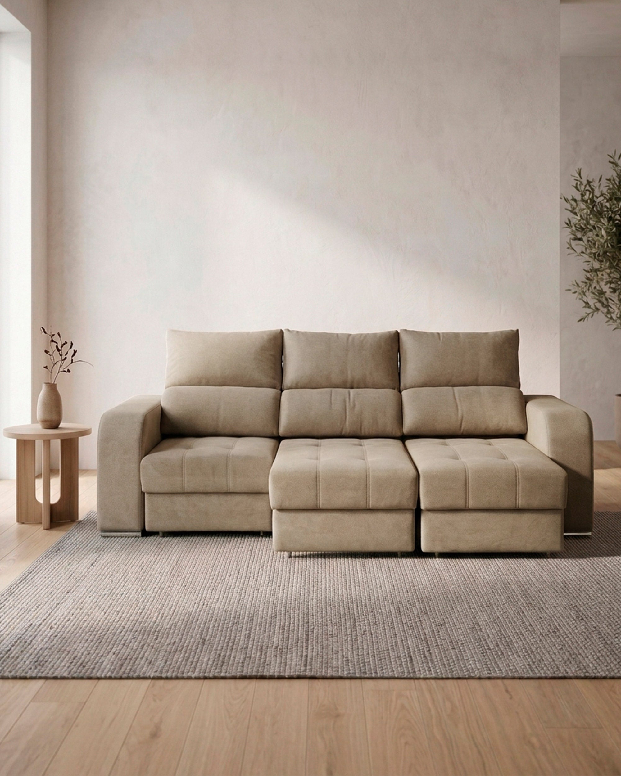 DUBAI 3-seater sofa with double bed