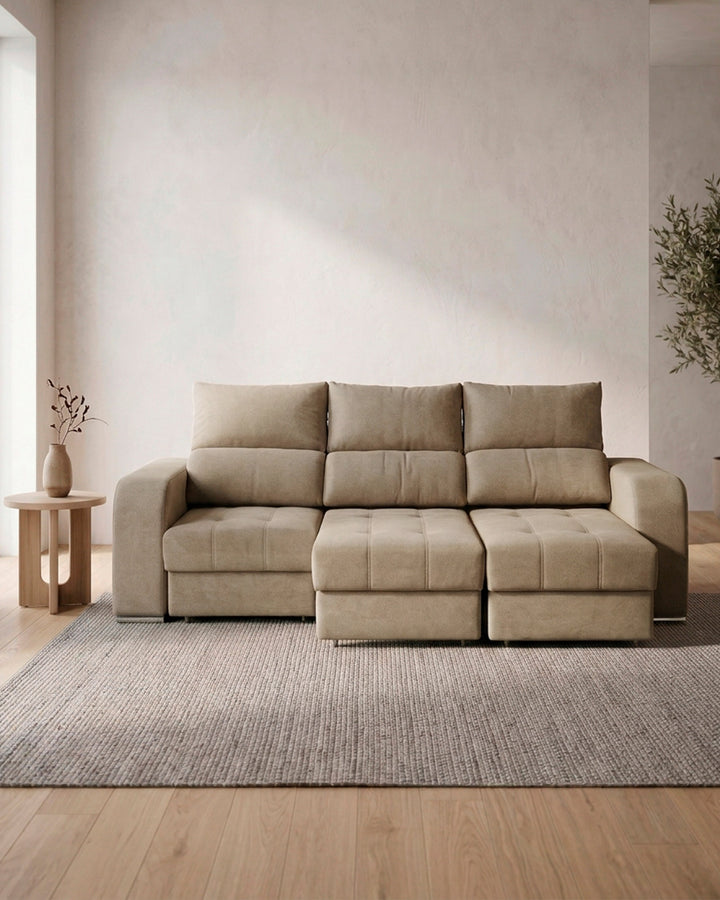 DUBAI 3-seater sofa with double bed