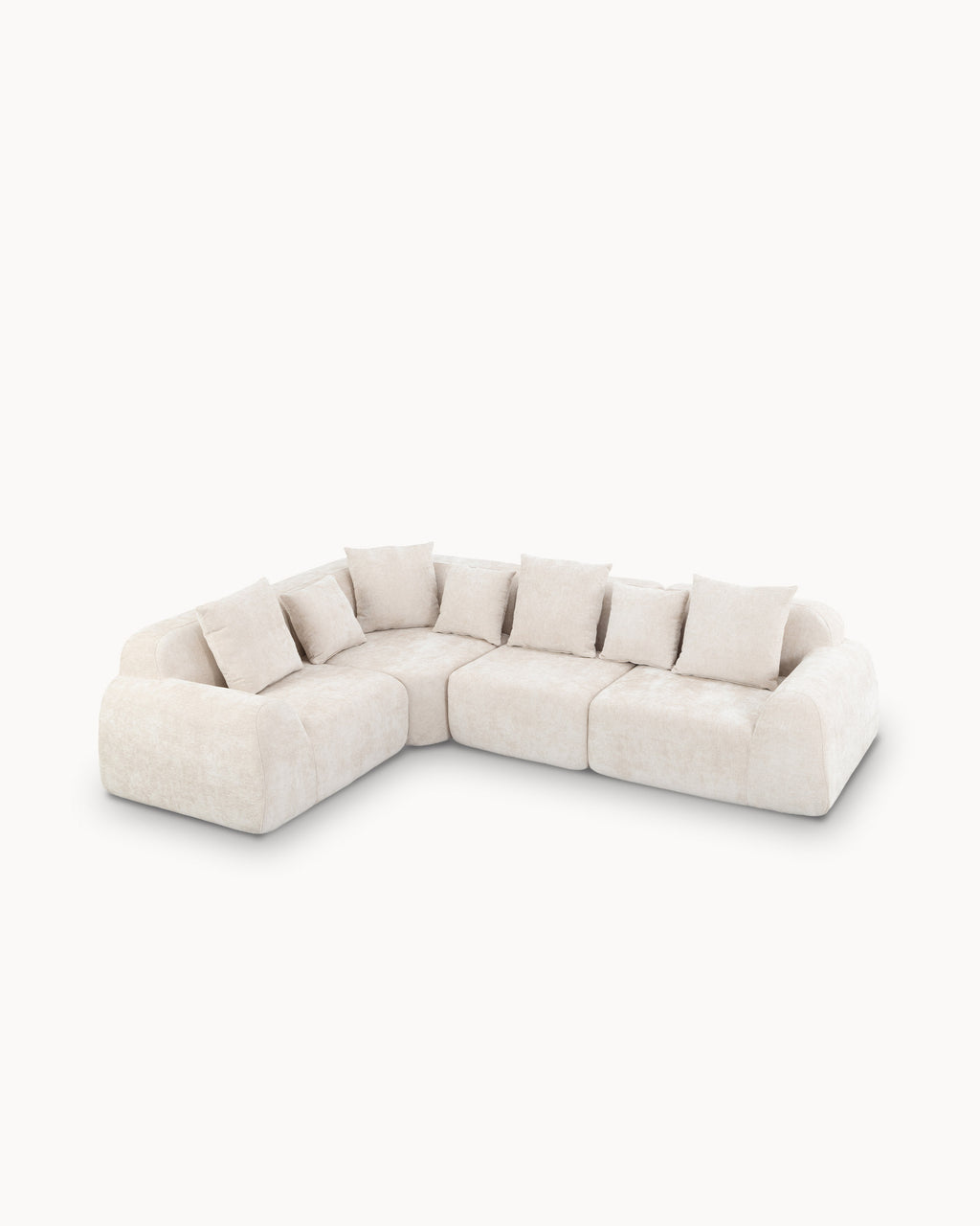 Sofás POP UP! Sofá modular de canto ZOEY embalado a vácuo