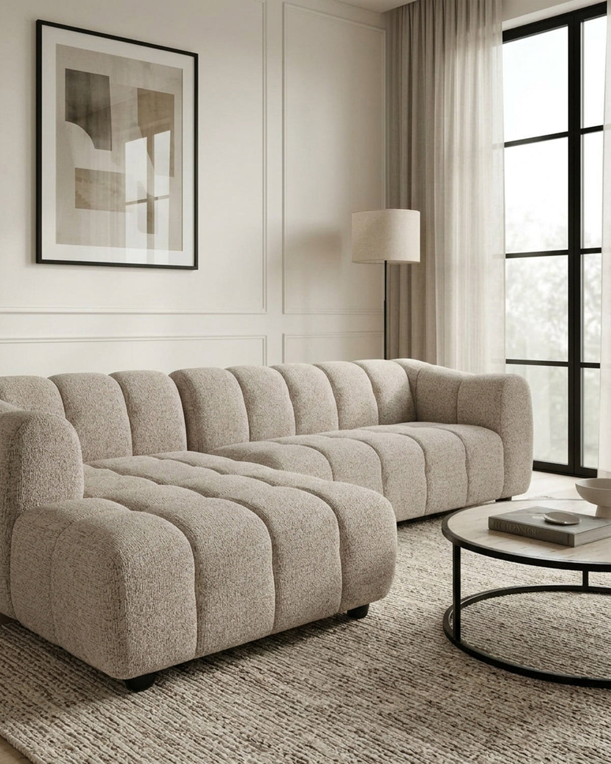Sofá chaise longue BRIGITTE