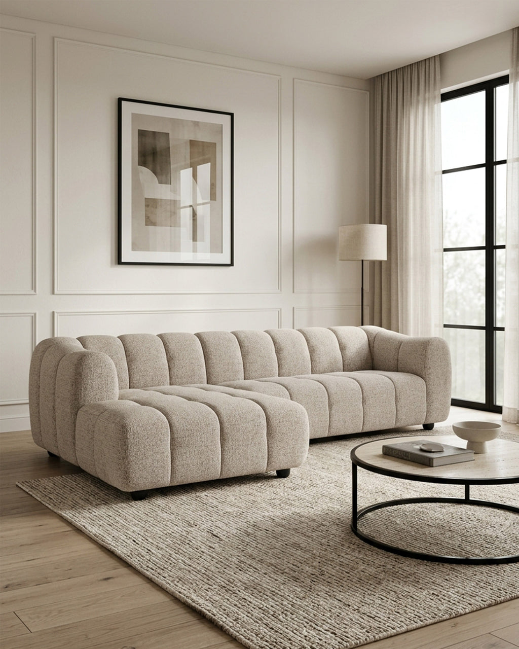 Sofá chaise longue BRIGITTE