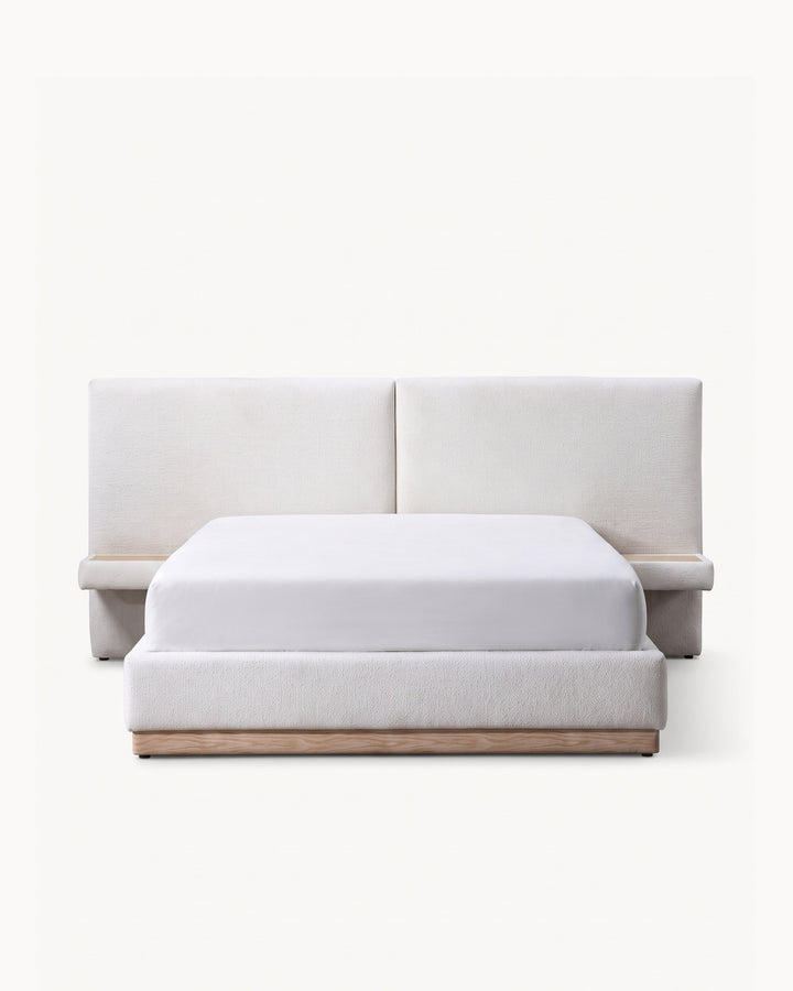 NAPOLI double lift bed with 2 bedside tables