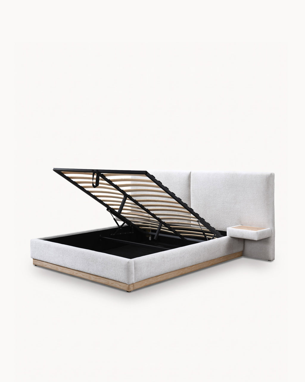 Cama de matrimonio elevable NAPOLI con 2 mesitas de noche