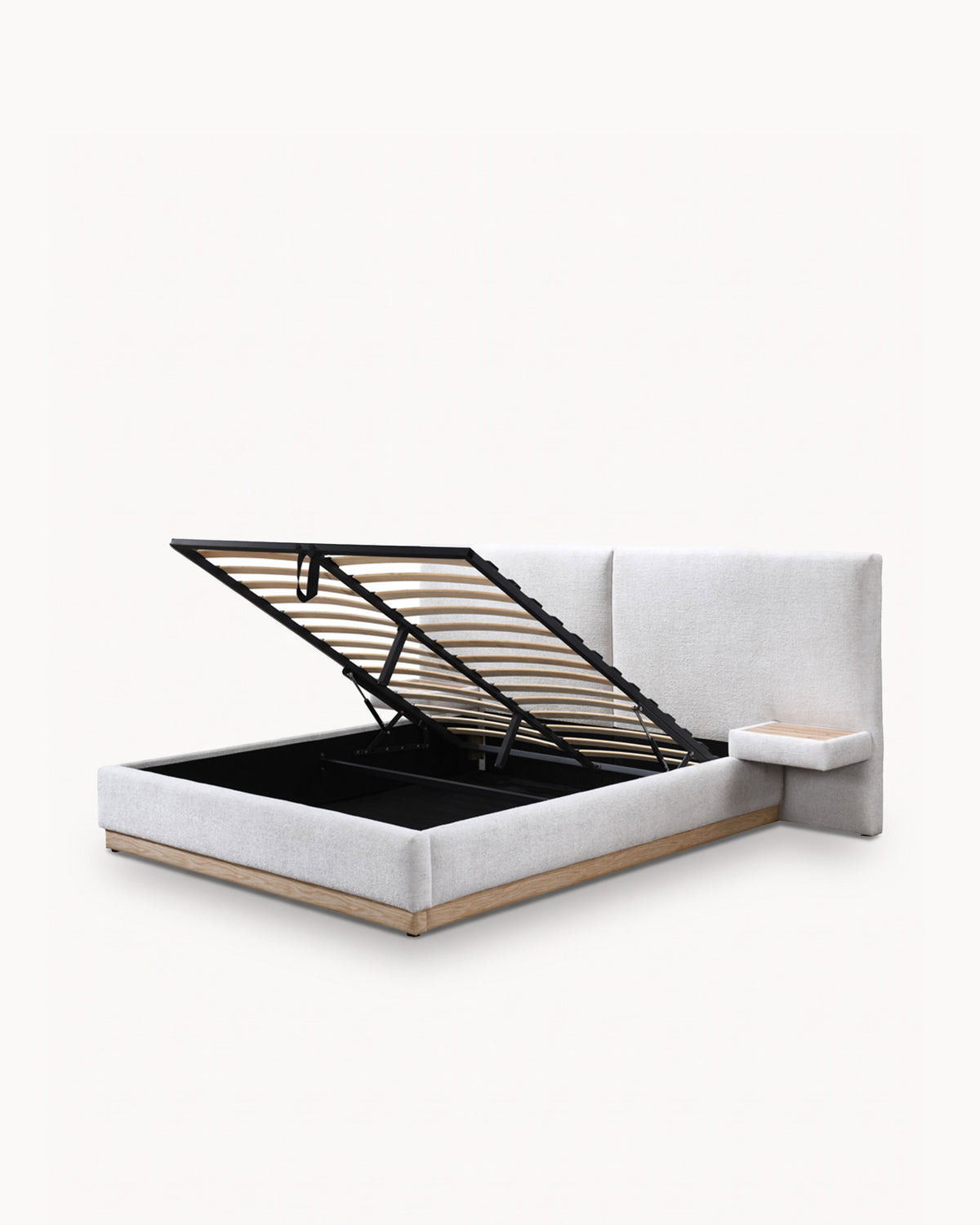 Cama de matrimonio elevable NAPOLI con 2 mesitas de noche