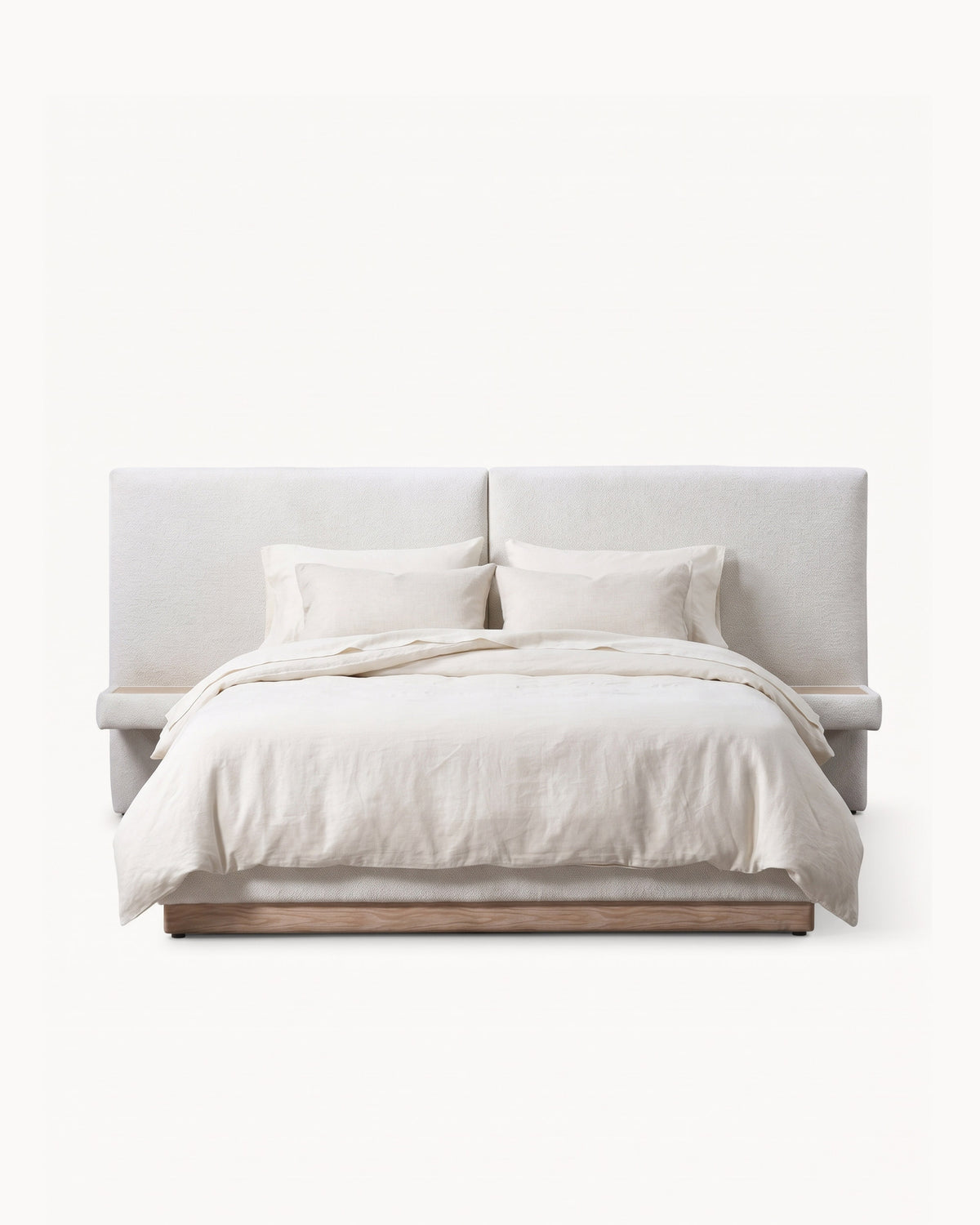 Cama de matrimonio elevable NAPOLI con 2 mesitas de noche