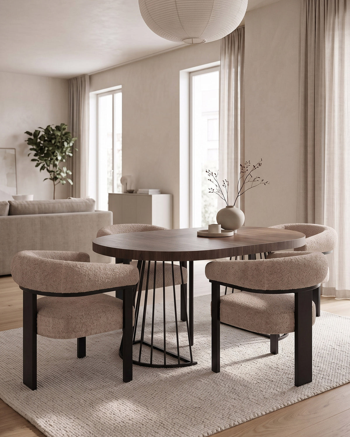 Mesa extensible CECILE (110-260cm)